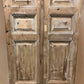 Antique French Double Doors (36.75x94) European Doors, Raised Panel Doors A584