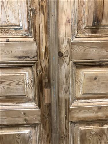 Antique French Double Doors (36.75x94) European Doors, Raised Panel Doors A584