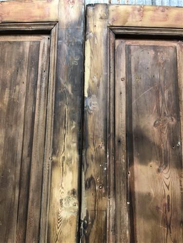 Antique French Double Doors (35x89.5) European Doors, Raised Panel Doors A585