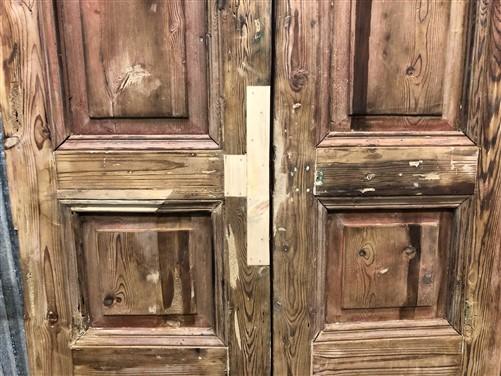 Antique French Double Doors (35x89.5) European Doors, Raised Panel Doors A585