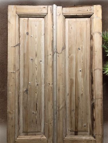 Antique French Double Doors (36x94) European Doors, Raised Panel Doors A586