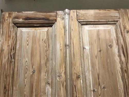 Antique French Double Doors (36x94) European Doors, Raised Panel Doors A586