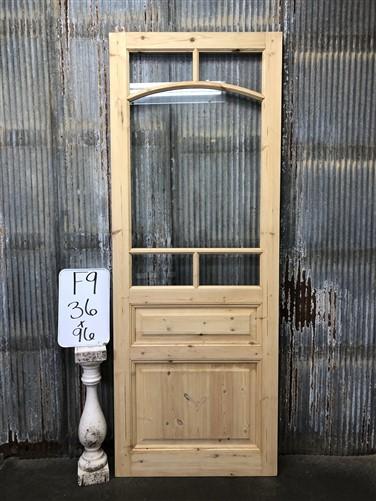 French Single Door (36x96) 5 Pane Glass European Styled Door F9