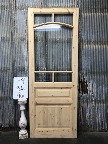 French Single Door (36x96) 5 Pane Glass European Styled Door F9