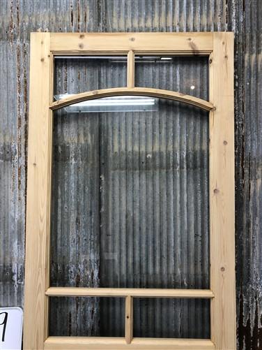 French Single Door (36x96) 5 Pane Glass European Styled Door F9