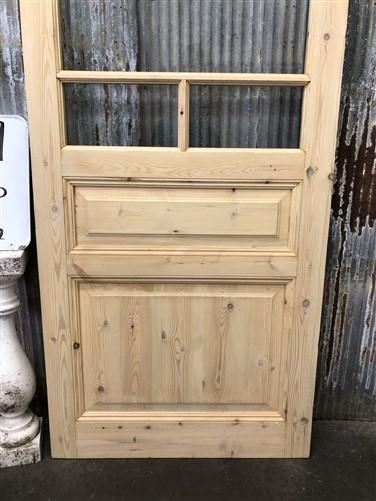 French Single Door (36x96) 5 Pane Glass European Styled Door F9