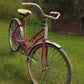 1966 Columbia Pink Girls Bicycle, Pink Step Through Girls Bike, Serial #R595005