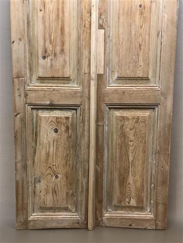 Antique French Double Doors (39x96.75) European Doors, Raised Panel Doors A587