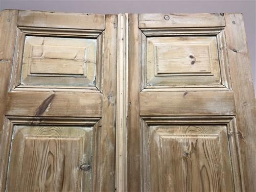 Antique French Double Doors (39x96.75) European Doors, Raised Panel Doors A587