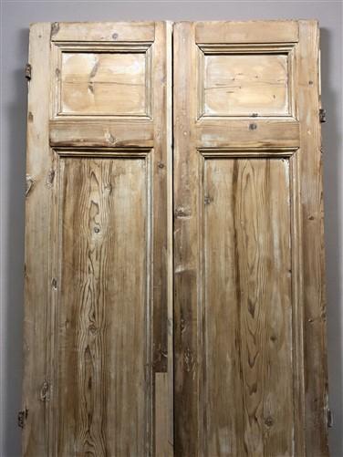 Antique French Double Doors (39x96.75) European Doors, Raised Panel Doors A587