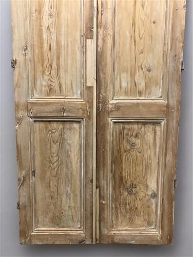 Antique French Double Doors (39x96.75) European Doors, Raised Panel Doors A587