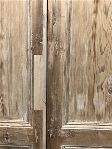 Antique French Double Doors (39x96.75) European Doors, Raised Panel Doors A587