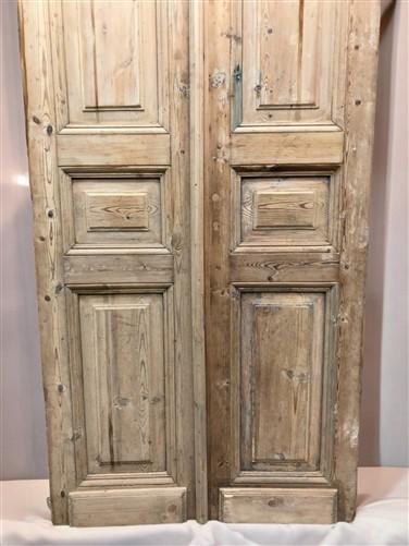 Antique French Double Doors (36x91.5) European Doors, Raised Panel Doors A588