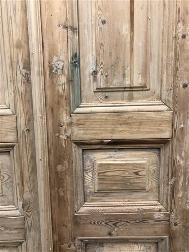 Antique French Double Doors (36x91.5) European Doors, Raised Panel Doors A588