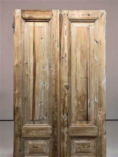 Antique French Double Doors (36x91.5) European Doors, Raised Panel Doors A588