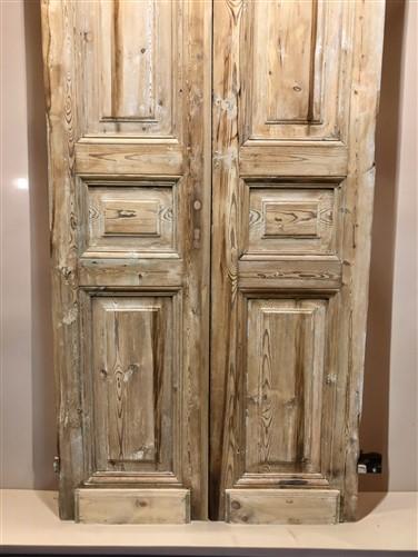 Antique French Double Doors (36x91.5) European Doors, Raised Panel Doors A588