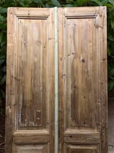 Antique French Double Doors (40x98) European Doors, Raised Panel Doors A591