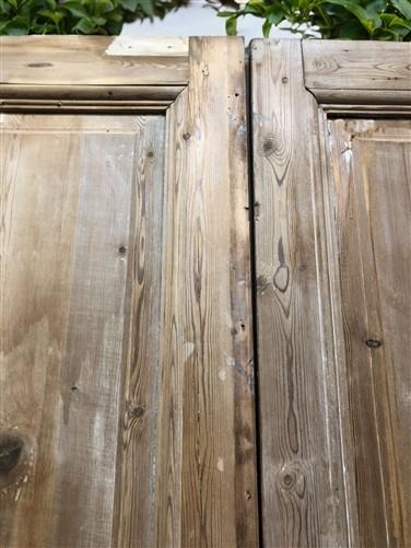 Antique French Double Doors (40x98) European Doors, Raised Panel Doors A591