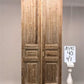 Antique French Double Doors (40x97) European Doors, Raised Panel Doors A592