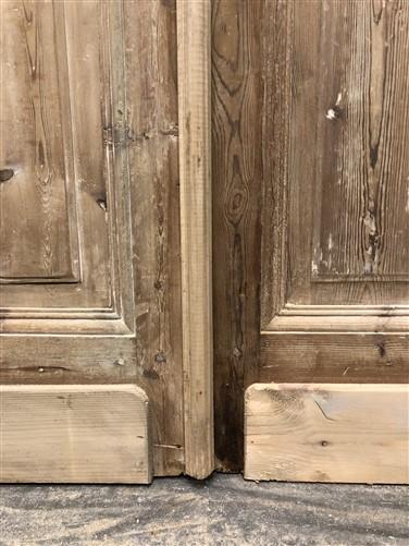 Antique French Double Doors (40x97) European Doors, Raised Panel Doors A592