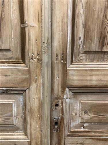 Antique French Double Doors (36.5x97.75) Raised Panel Doors, European Doors A597