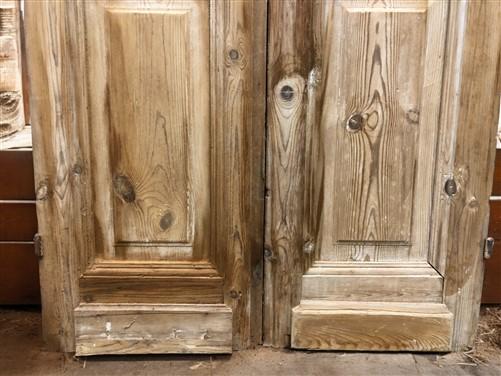 Antique French Double Doors (36.5x97.75) Raised Panel Doors, European Doors A597