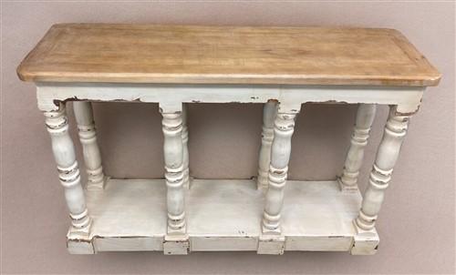 48" Sofa Table Wood, Coffee Table, End Table, Narrow Entryway, Console, Storage