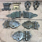 Ice Box Hardware, Vintage Latch Door Hinge, Salvage Cooler Chest Handle Lock A4,