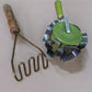 Retro Kitchen Utensils, Eggbeater, Whisk, Potato Masher, Vintage Metal Gadgets,