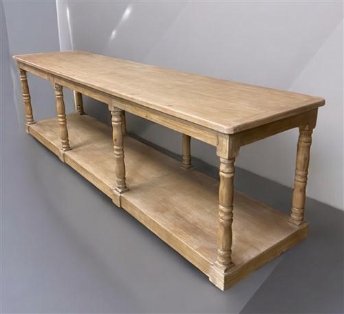 10' Kitchen Island, Store Counter, Display Table, Natural Harvest Table, Buffet