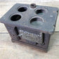 Venus Cast Iron Stove Salesmans Sample, Vintage Advertising Play Toy Cookstove,