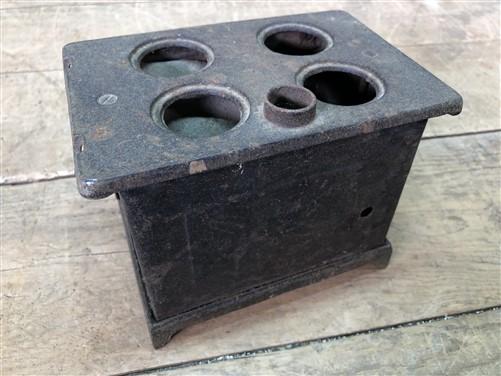 Venus Cast Iron Stove Salesmans Sample, Vintage Advertising Play Toy Cookstove,