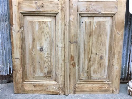 Antique French Double Doors (40x97.75) European Doors, Raised Panel Doors A604