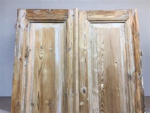 Antique French Double Doors (40x97.75) European Doors, Raised Panel Doors A604