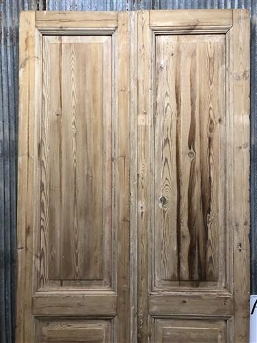 Antique French Double Doors (42.5x100.5) European Doors, Raised Panel Doors A606