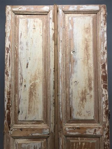 Antique French Double Doors (42x98) Raised Panel Doors, European Doors A607