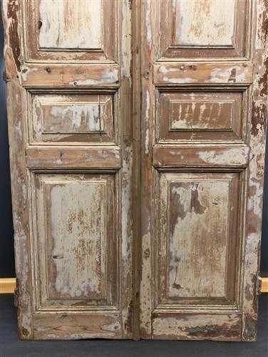 Antique French Double Doors (42x98) Raised Panel Doors, European Doors A607