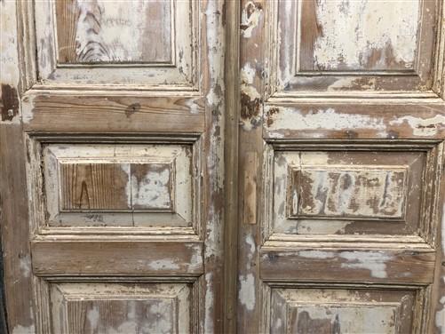 Antique French Double Doors (42x98) Raised Panel Doors, European Doors A607