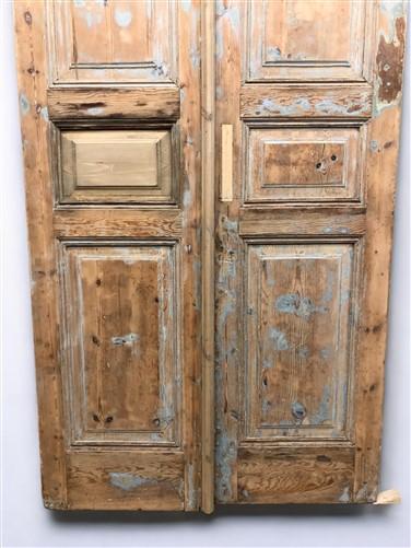 Antique French Double Doors (41.75x98.5) Raised Panel Doors, European Doors A610