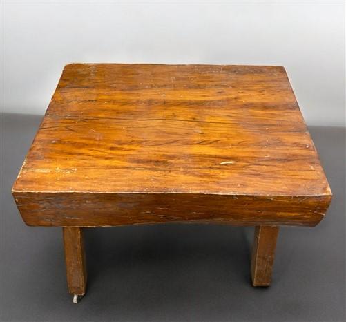 Vintage Butcher Block Table Countertop, Butcher Block Island, Kitchen Table, F