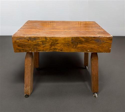 Vintage Butcher Block Table Countertop, Butcher Block Island, Kitchen Table, F