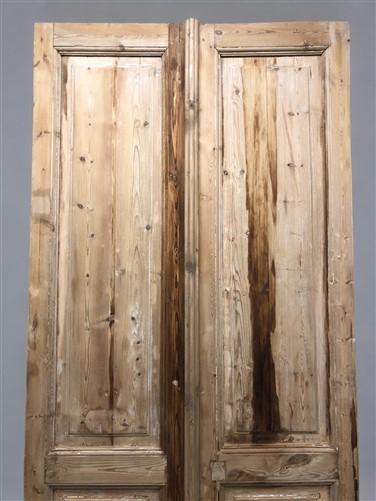 Antique French Double Doors (42.75x104) Raised Panel Doors, European Doors A612