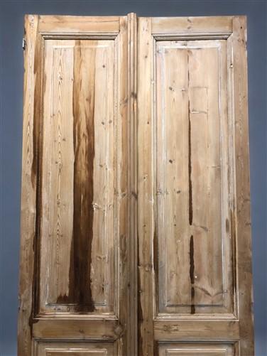 Antique French Double Doors (42.75x104) Raised Panel Doors, European Doors A612