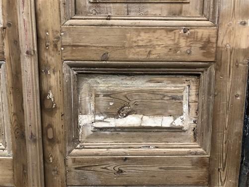 Antique French Double Doors (39.5x93) European Doors, Raised Panel Doors A615