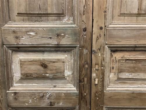 Antique French Double Doors (39.5x93) European Doors, Raised Panel Doors A615