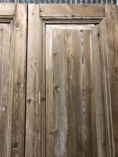 Antique French Double Doors (39.5x93) European Doors, Raised Panel Doors A615