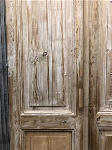 Antique French Double Doors (43.5x103.5) Raised Panel Doors, European Doors A617