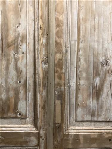 Antique French Double Doors (43.5x103.5) Raised Panel Doors, European Doors A617