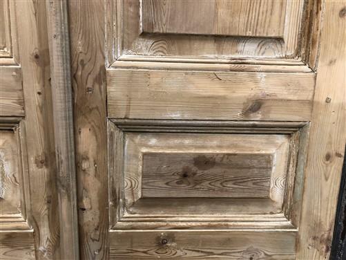 Antique French Double Doors (44x97.5) Raised Panel Doors, European Doors A618