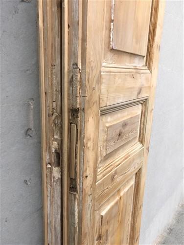 Antique French Double Doors (44x97.5) Raised Panel Doors, European Doors A618